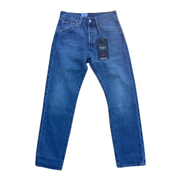 Levi’s 501® ‘93 Straight Crop Jeans On My Radio - Blue - Picture 13 of 16